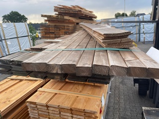 9x Vuren Regels Geschaafd Groen Geïmpregneerd, 45x70mm, lengte 510cm